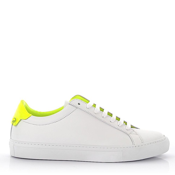 Shoes - Givenchy Sneakers Urban Knot White Neon Yellow